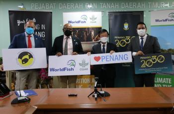 Penang Chief Minister applauds WorldFish on successful IIFET 2024 bid. Photo by Sean Lee Kuan Shern