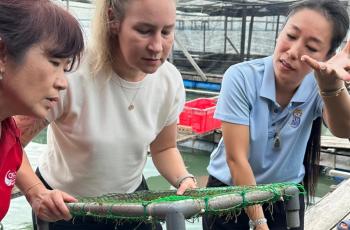 Aquapreneur Joey Tan shares insights into sea grapes cultivation and how it can be sustainably integrated into her aquaculture operations. 
