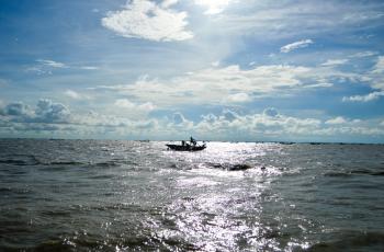 Fishing in Megha River, Bangladesh. Photo by Mohammad Mahabubur Rahman.