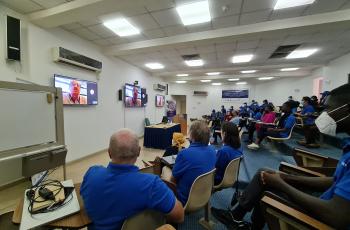 The second and third training cycles on Aquaculture Principles and Aquatic Animal Health Management. Photo by WorldFish.