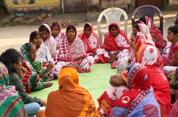 WSHG's group meeting in Odisha. Photo by SK Dubey, WorldFish.