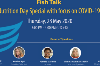 Fish Talk: Nutrition Day Special with focus on COVID-19 Fish Talk: Nutrition Day Special with focus on COVID-19
