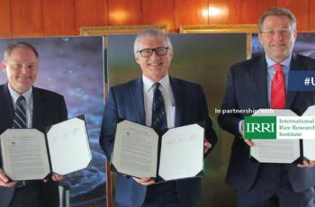 Special events: IRRI-IWMI-WorldFish five-year tripartite agreement