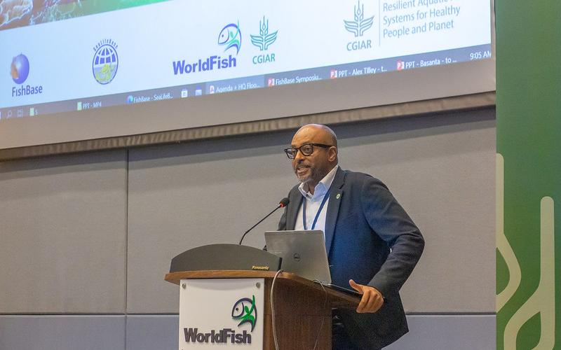 Dr. Essam Yassin Mohammed formally assumes the role of WorldFish Director General having taken on the position in the interim since January 2022. Photo by WorldFish