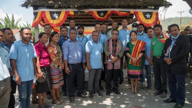 During his visit, President Francisco Guterres Lú Olo encouraged the expansion of the project to other parts of the country to meet the needs of the national market and develop the economy. Photo by Joctan Lopes, 2020.