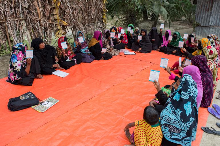 Savings group in Bangladesh.