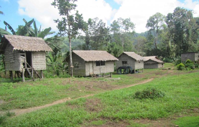 Village scape, Solomon Islands. Sarah Lawless, 2016.