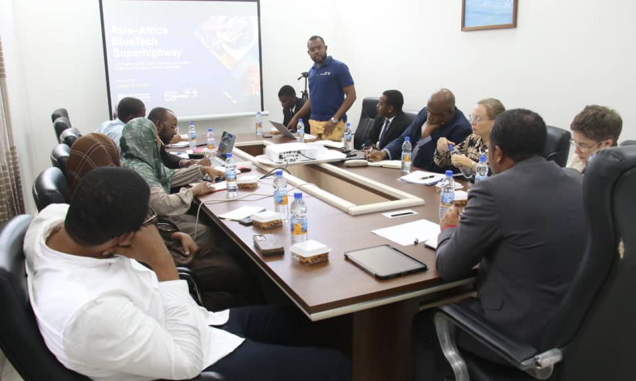 UK High Commissioner Visits Zanzibar to See BlueTech Innovation in Action