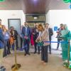 CGIAR Chief Scientist Dr Sandra Milach opens the Asia Digital Hub at WorldFish with Dr Essam Yassin Mohammed, Director General of WorldFish; Dr Alex Tilley, Digital and Data Science Lead at WorldFish