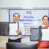 WorldFish and the Government of Odisha signed a new 5-year agreement to empower women in Odisha through aquatic foods production. Photo: Department of Mission Shakti.